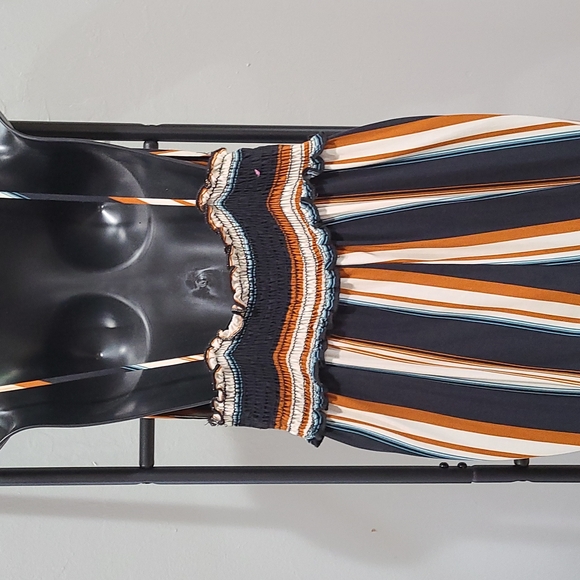 Jumpsuit Striped blue/cream - Picture 3 of 4